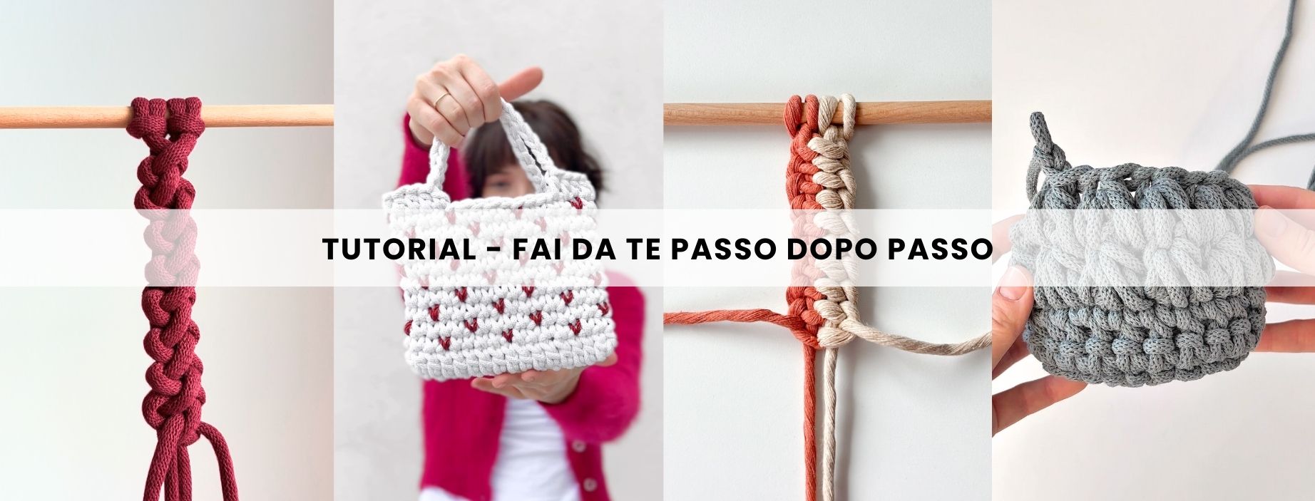 4 tutoriale ze sznurków – makrama i szydełko krok po kroku